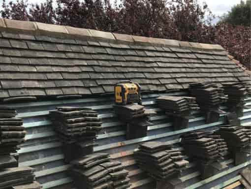 This is a photo of a roof repair carried out in Gillingham, Kent Works have been carried out by Gillingham Roofing